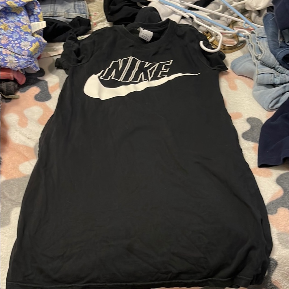 Nike Black and White Logo Dress